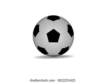 soccer ball isolated on white background