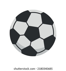 Soccer ball isolated on white background - Vector illustration