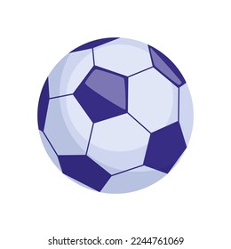 Soccer ball isolated on white background. Vector illustration