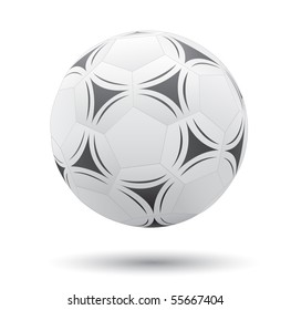 soccer ball isolated on the white background