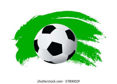 soccer ball isolated on white background