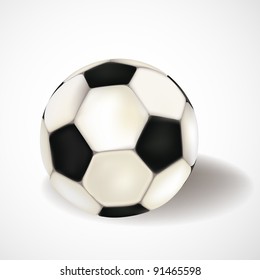 Soccer ball isolated on a white background