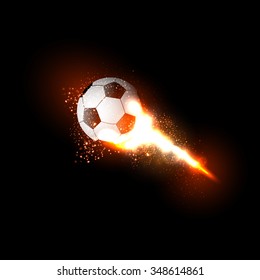 Diseño de la luz de la bola de fútbol fácil de editar