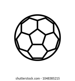 soccer ball line art  vector template