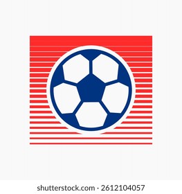 soccer ball with line concept