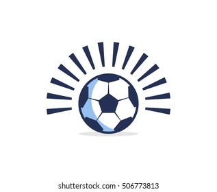 Soccer ball logo
