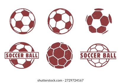 Logotipo de balón de fútbol, Vectores de balón de fútbol Grange, Vectores de balón afligido, Clipart de fútbol afligido.
