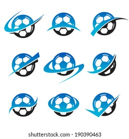 Soccer Ball Logo Icons