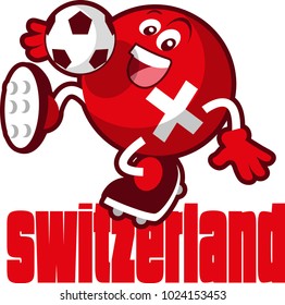 Soccer ball mascot