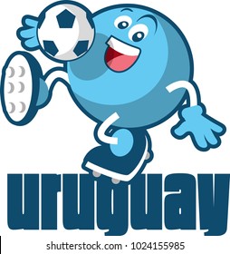 Soccer ball mascot