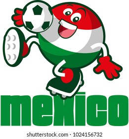 Soccer ball mascot