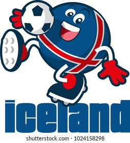 Soccer ball mascot