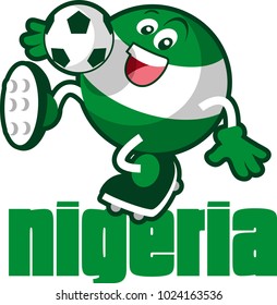 Soccer ball mascot