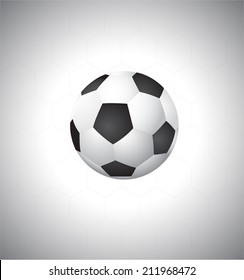 Soccer ball with net background