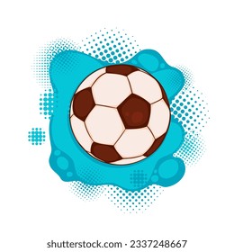 Soccer ball object. Vector illustration