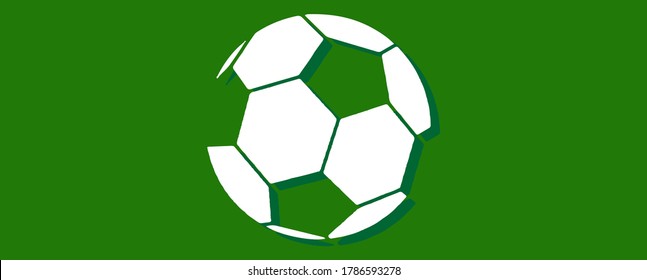 soccer ball on black background