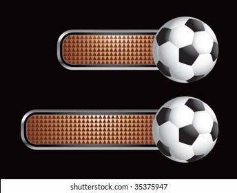 soccer ball on diamond checkered banners