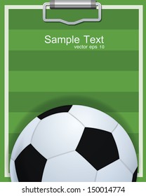 soccer ball on the field 