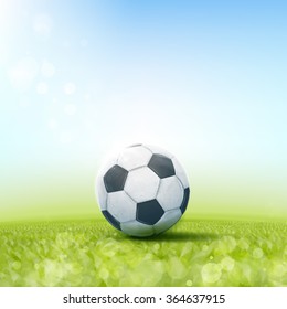 soccer ball on field