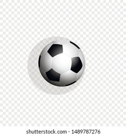 Soccer ball on an isolated background.