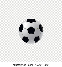 Soccer ball on an isolated background.