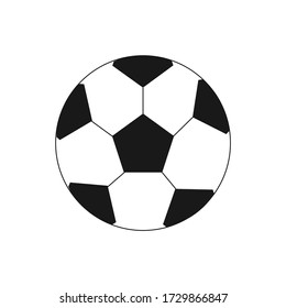 soccer ball on white background