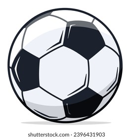 pelota de fútbol de fondo blanco