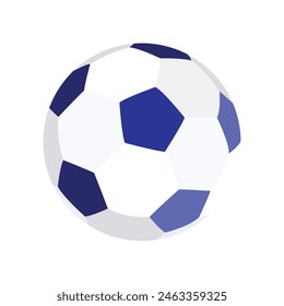 Soccer ball on white background.