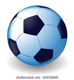 soccer ball on white background