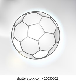 Soccer Ball Outline Background