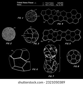 Soccer Ball Patent, Football Art