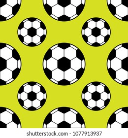 Soccer ball pattern. Can be used for textile, website background, book cover, packaging.