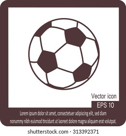 Soccer ball and play