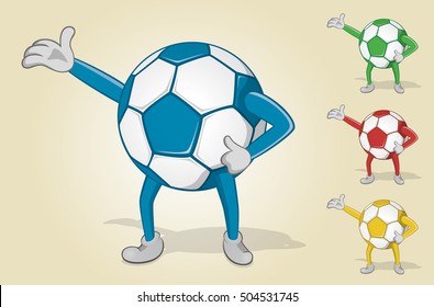 Soccer Ball Presenting Things Above