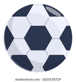 Soccer ball ready for a penalty kick, shining under the stadium lights