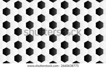 Soccer ball realistic texture seamless pattern. Football ball texture background. Vector illustration of an abstract ball background