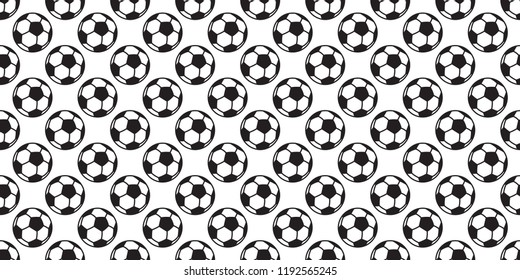 soccer ball seamless pattern vector football sport scarf isolated cartoon tile background wallpaper