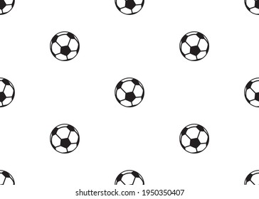 Soccer ball. Seamless texture. For paper and fabric design.