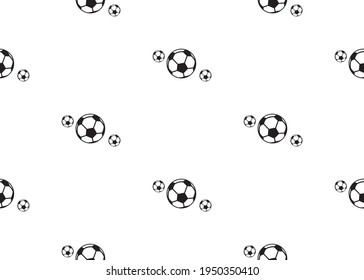 Soccer Ball Seamless Texture Paper Fabric Stock Vector (royalty Free 