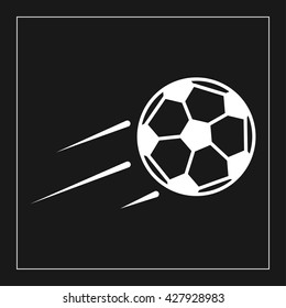 Soccer Ball Shoot Icon Soccer Ball Stock Vector (Royalty Free ...