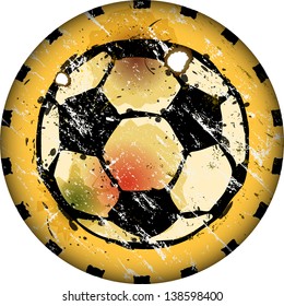 soccer ball sign
