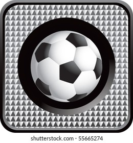 Fußball-Silberschachtel-Websymbol