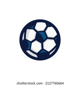 Soccer Ball Simple Flat Icon Design Vector