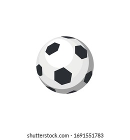 soccer ball simple illustration vector clip art
