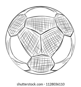 soccer ball sketch