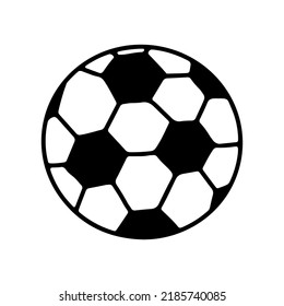 Soccer Ball Sketch Vector Doodle Illustration Stock Vector (Royalty ...