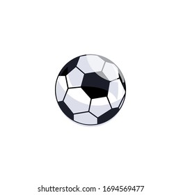 Soccer ball, sport ball or different game ball icon in modern colour design concept on isolated white background. EPS 10 vector.