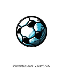 Soccer Ball Sports Logo Icon Vector