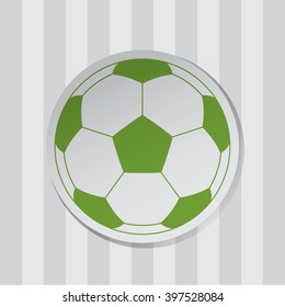Soccer Ball , Sticker style