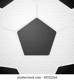 Soccer ball texture. Vector illustration.